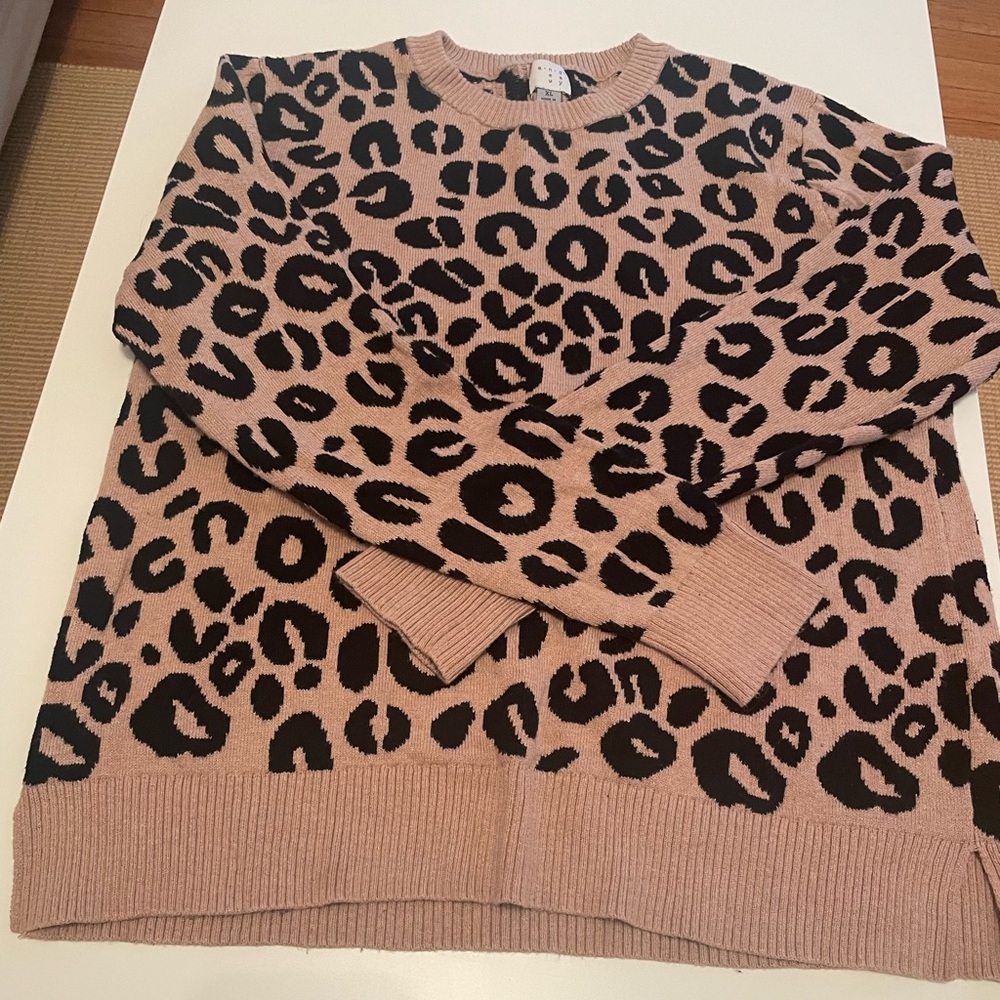 A New Day Animal Print Sweater